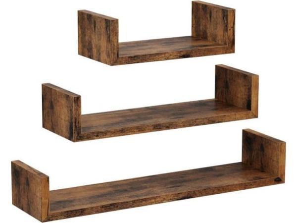 Veiling - iBella Living wandplanken set van 3 U vorm, Huis en Inrichting, Woonaccessoires | Wandplanken en Boekenplanken