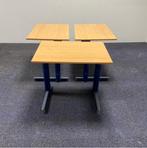 complete set 3 schooltafels,  Presikhaaf (stip rood), Beuken, Huis en Inrichting, Gebruikt