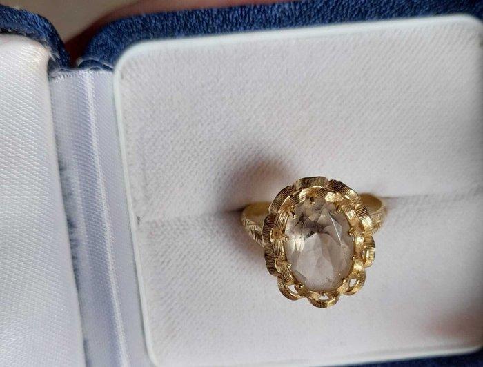Ring - 18 karaat Geel goud Topaas - Ring 18 kt, Bijoux, Sacs & Beauté, Bagues