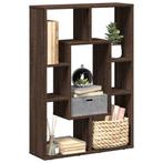 vidaXL Boekenkast 63x20x90 cm bewerkt hout bruin, Verzenden, Nieuw