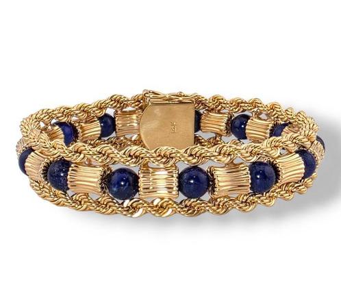 Armband - 14 karaat Geel goud, 14K Geel Goud geweven armband, Handtassen en Accessoires, Armbanden