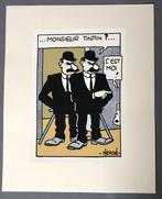 Hergé - 1 Silkscreen - Tintin - 60e anniversaire de Tintin -
