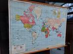 A.J.Nystrom et Co - Vintage wandkaart « De Wereld in 1921:, Boeken, Nieuw