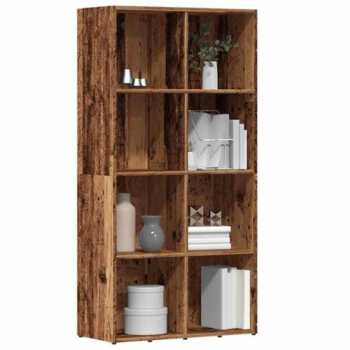 vidaXL Boekenkast 66x30x130 cm bewerkt hout oud houtkleurig, Huis en Inrichting, Kasten | Boekenkasten, Nieuw, Verzenden