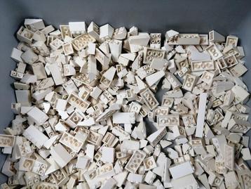 Lego - geen serie - Partij van 1800 witte dakdelen - beschikbaar voor biedingen