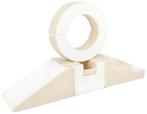 Foam blokken - met hoepel en glijbaan - 7 delig - beige, Kinderen en Baby's, Ophalen of Verzenden, Nieuw