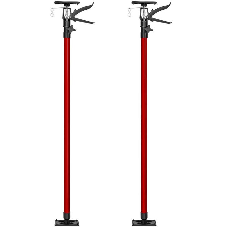 tectake 2 plafondsteunen 115 tot 290 cm - rood, Doe-het-zelf en Bouw, Overige Doe-Het-Zelf en Bouw, Verzenden