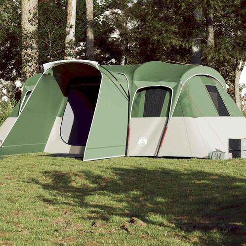 vidaXL Tunneltent 16-persoons waterdicht groen, Caravans en Kamperen, Tenten, Nieuw, Verzenden
