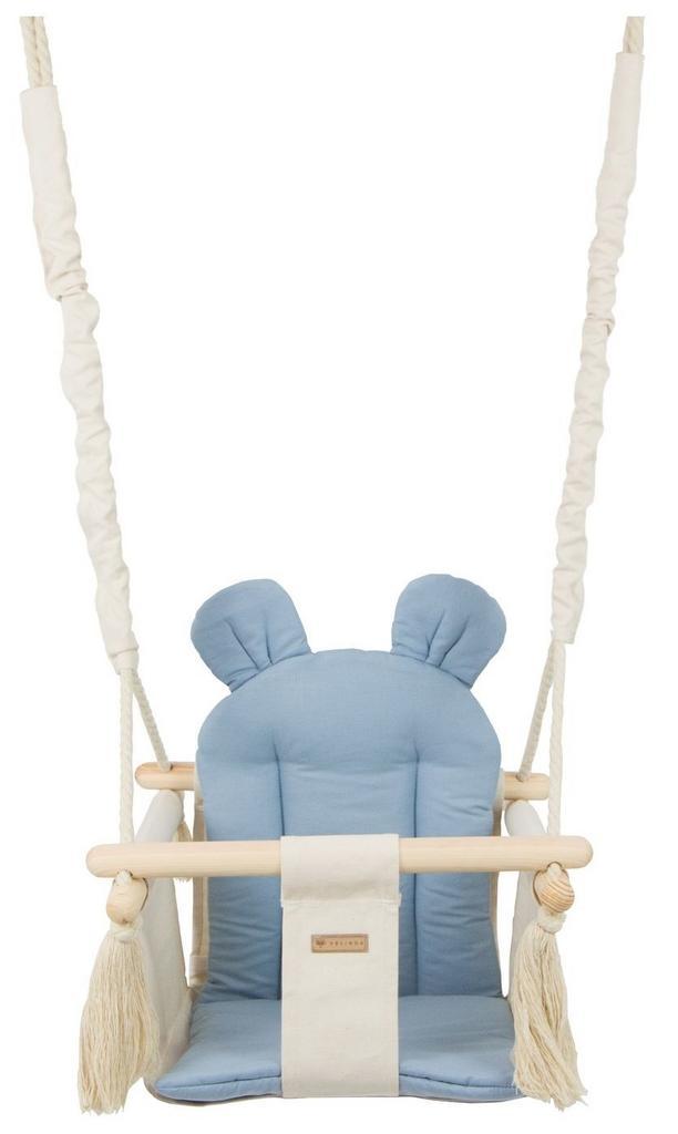 Babyschommel - babyswing - met oren - max. 20 kg - crème,.., Kinderen en Baby's, Speelgoed | Buiten | Speeltoestellen, Nieuw, Ophalen of Verzenden