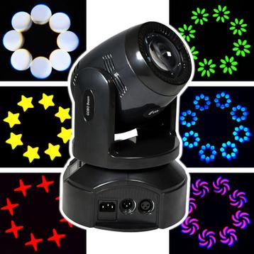 QTX GOBO Beam 100W LED Moving Head Met 7 Gobos disponible aux enchères