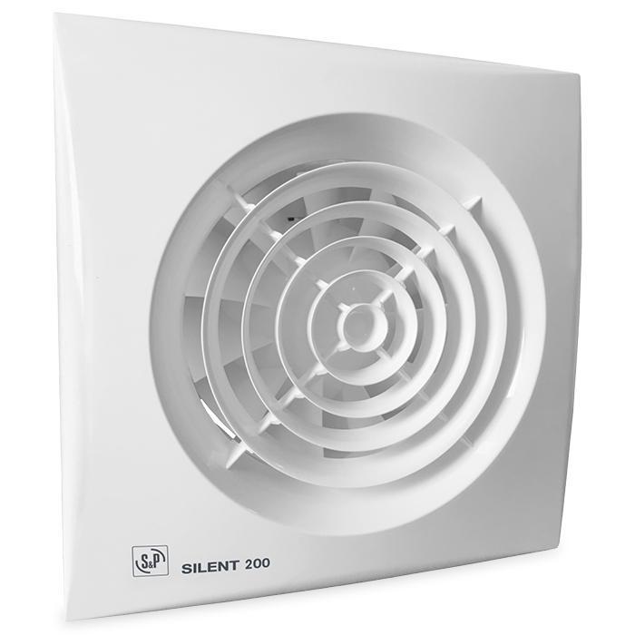 Badkamer/toilet ventilator Soler & Palau Silent (200CZ), Doe-het-zelf en Bouw, Ventilatie en Afzuiging, Nieuw, Verzenden