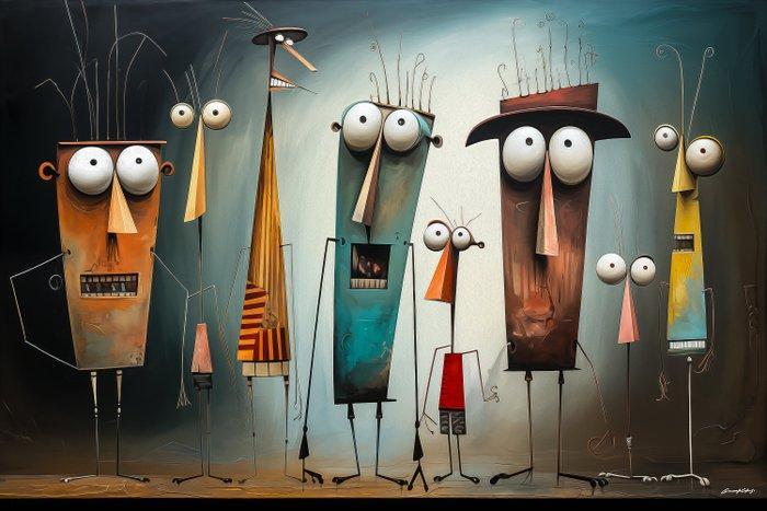 Giancarlo Colombo - GCD Art - Weirdos #86, Antiquités & Art, Art | Objets design