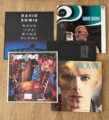 David Bowie - 3 x 12 singles + 1 x double LP + Book An