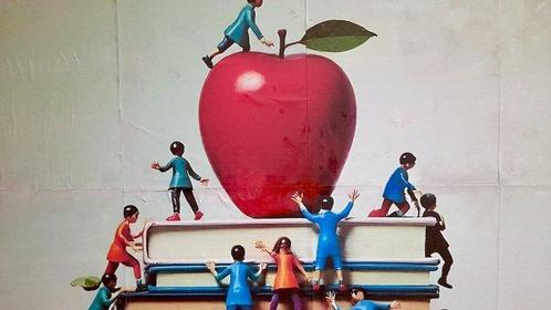 Giorgio Stocco - The climbers 72- opera unica, Antiek en Kunst, Kunst | Schilderijen | Modern