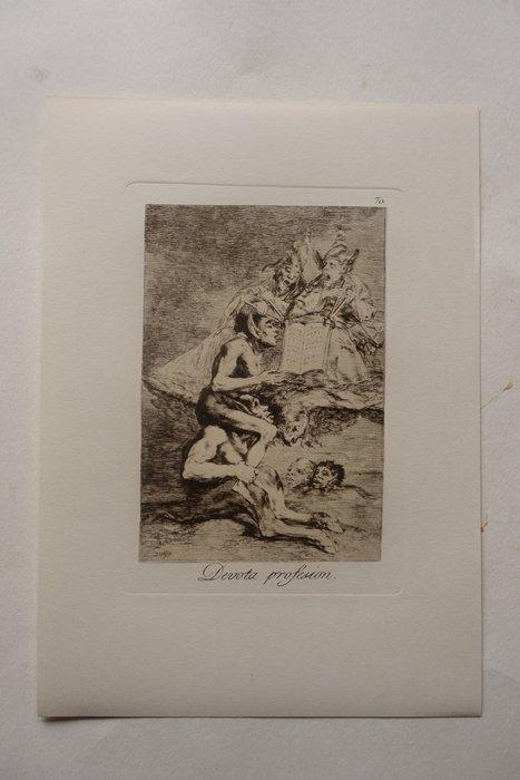 Francisco de Goya (1726-1828) (after) - Blatt #70: Devota, Antiek en Kunst, Antiek | Overige Antiek