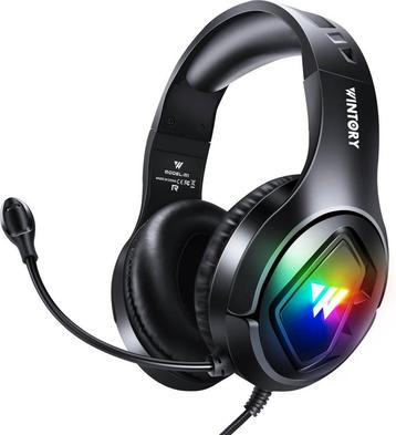 Tweedekans | WINTORY M1 RGB Gaming Headset - PS4, Xbox One &, Ophalen of Verzenden