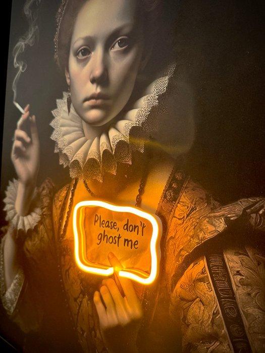 LEDMansion - Please Dont Ghost Me! | Led Wall Artwork, Antiek en Kunst, Kunst | Schilderijen | Modern