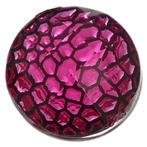 Fako Bijoux® - Click Button - Reliëf - Roze, Bijoux, Sacs & Beauté, Bracelets, Verzenden