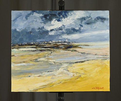 Jean Levasseur (1935 - 2024) - Orage en baie de Somme, Antiek en Kunst, Kunst | Schilderijen | Klassiek