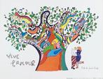 Niki De Saint-Phalle (1903-2002), after - Vive l amour, Antiek en Kunst