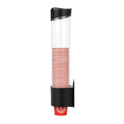 Zwart Bekerdispenser - Plastic - Ophangbaar - Bekerhouder, Verzamelen, Overige Verzamelen, Verzenden