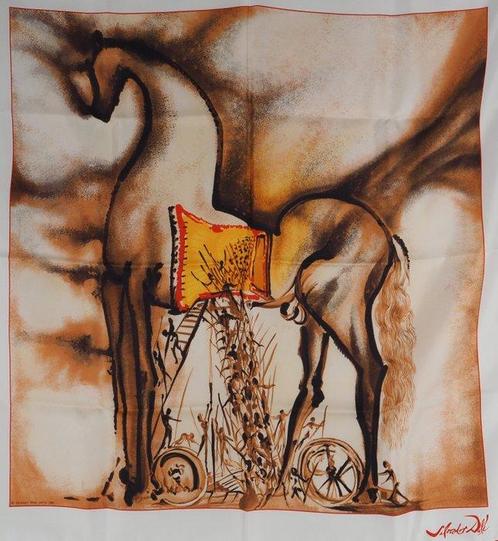 Salvador Dali (1904-1989) - Cheval de Troie, Antiquités & Art, Antiquités | Autres Antiquités