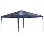 Partytent 4x4m blauw | Retour Deal | Ideaal voor tuinfees..., Tuin en Terras, Verzenden, Partytent, Nieuw, 4 tot 6 meter