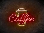 Koffie NEON bord led lichtbord verlichting lamp lichtbak XXL, Verzenden