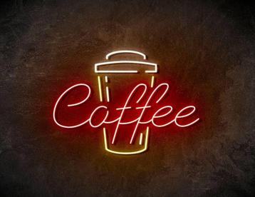 Koffie NEON bord led lichtbord verlichting lamp lichtbak XXL beschikbaar voor biedingen