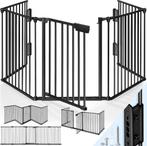 Veiligheidshek - Haardscherm - Hondenhek - 300cm - Zwart - K, Tuin en Terras, Verzenden, Nieuw