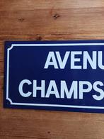 Emaille bord AVENUE DES CHAMPS ÉLYSÉES - Enseigne en émail -
