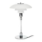 tafellamp DPH 3/2 klein Chroom glas wit, Huis en Inrichting, Lampen | Tafellampen, Nieuw, Verzenden