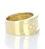 Ring - 18 karaat Geel goud - 1,60ct. tw. Diamant, Handtassen en Accessoires, Ringen, Nieuw