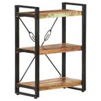 vidaXL Boekenkast met 3 schappen 60x30x80 cm massief, Huis en Inrichting, Kasten | Boekenkasten, Verzenden, Nieuw