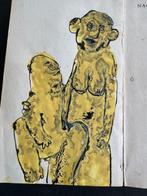 Herman Brood - Originele tekening van een 18-jarige Brood! -