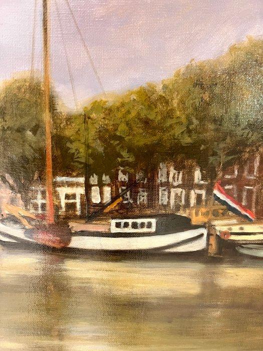 Dominique Coenen - Haven Dordrecht, Antiek en Kunst, Kunst | Schilderijen | Modern