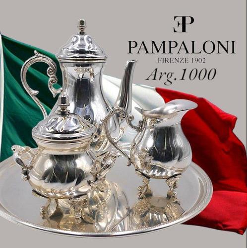 Pampaloni, Firenze dal 1902 - Service à thé - Caffè in Stile, Antiek en Kunst, Antiek | Meubels | Tafels