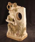 Royal Dux - Sculpture, Jugendstil klokbehuizing - 26 cm -