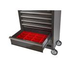 Lade gevuld met rode kunststof bakken type 5, Ophalen of Verzenden, Nieuw