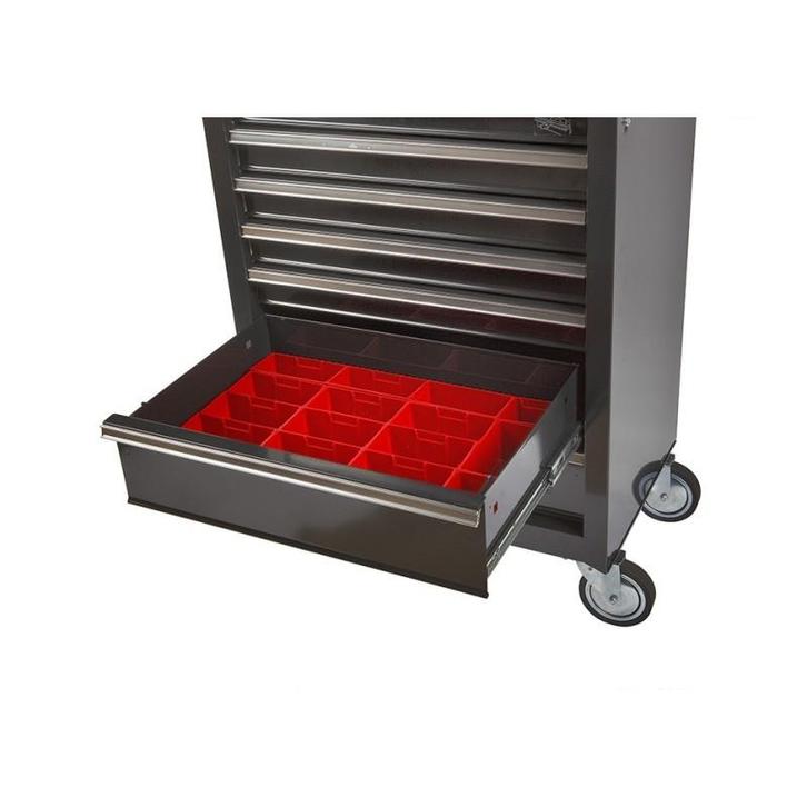 Lade gevuld met rode kunststof bakken type 5, Doe-het-zelf en Bouw, Werkbanken, Ophalen of Verzenden