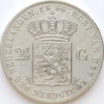 Nederland. Willem III. 2 1/2 Gulden 1866  (Zonder