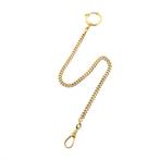 Vintage gouden horlogeketting; Chatelaine (voor aan een z..., Handtassen en Accessoires, Ophalen of Verzenden, Goud