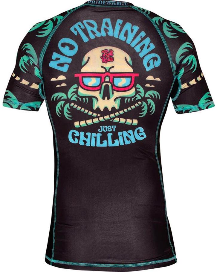 PRiDE or DiE Rash Guard No Training Zwart, Kleding | Heren, Sportkleding, Zwart, Maat 56/58 (XL), Nieuw, Vechtsport, Verzenden