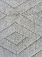 Handgeweven wollen vloerkleed met opvallend geel geometrisch, Nieuw