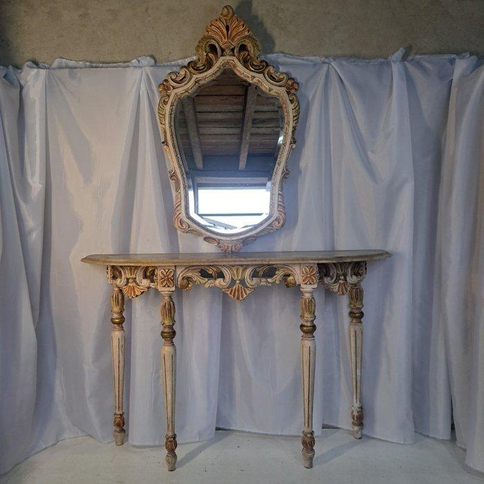 Wandtafel - Hout, Marmer, Antiquités & Art, Antiquités | Autres Antiquités