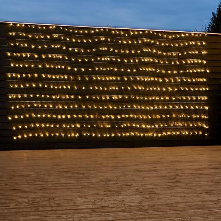 Rideau lumineux de Noël - 4 x 2 mètres - 480 LED | blanc, Huis en Inrichting, Woonaccessoires | Overige, Verzenden