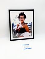 Signed Photo + Frame - Sophia Loren - Autograph certified by, Nieuw