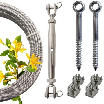 Toscaanse Jasmijn Klimhulp 3mm Pakket, Tuin en Terras, Verzenden, Nieuw