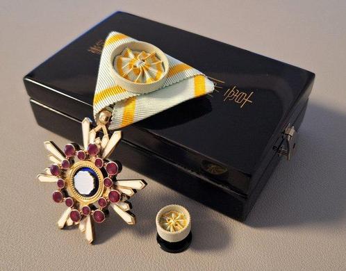 Japon - Médaille - Order Of The Sacred Treasure 4th Class, Verzamelen, Militaria | Tweede Wereldoorlog