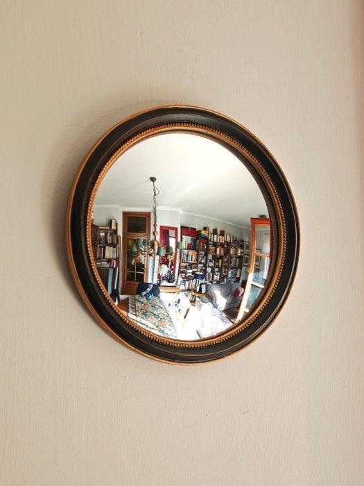 Wandspiegel- Witchs Eye / Butler - Glas, Hars - Zwart Goud, Antiek en Kunst, Curiosa en Brocante